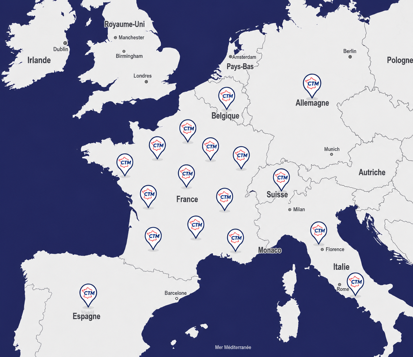 Carte d'intervention CTM